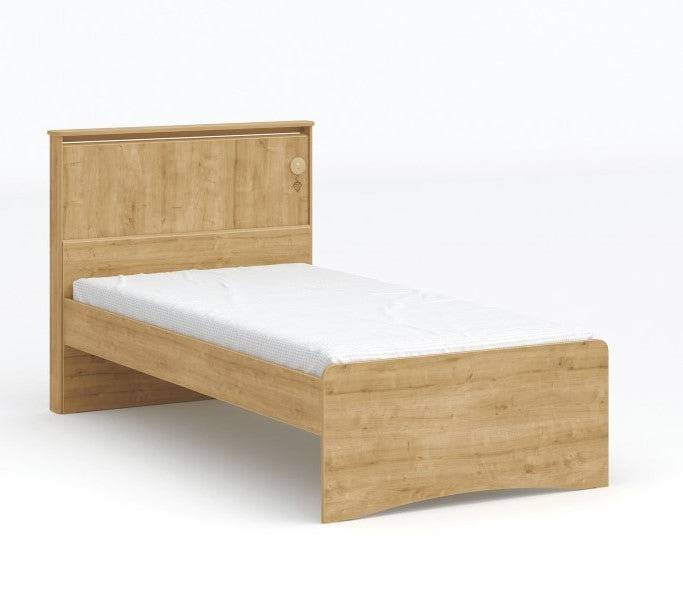kinderbed hout lichteiken look