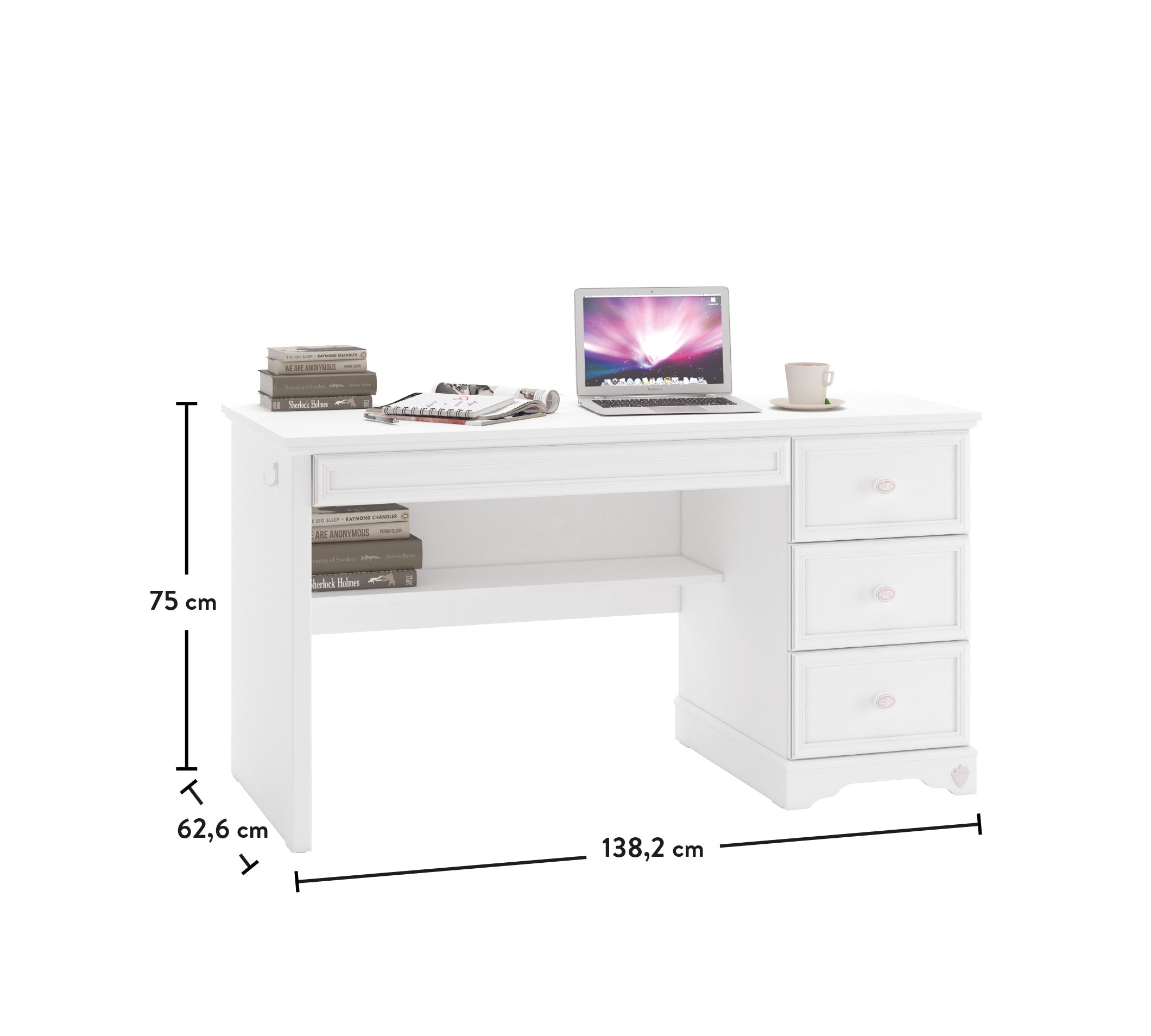 Rustic meisjes bureau meisjeskamer