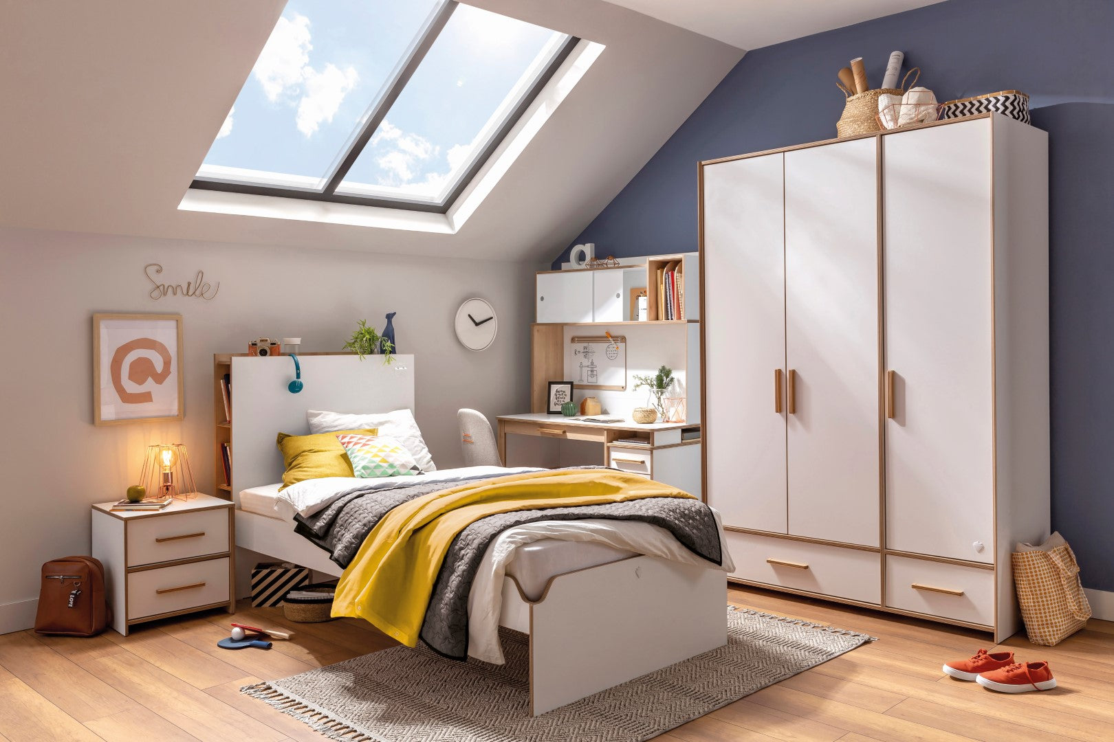 Modera opbergbed twijfelaar (120x200 cm)