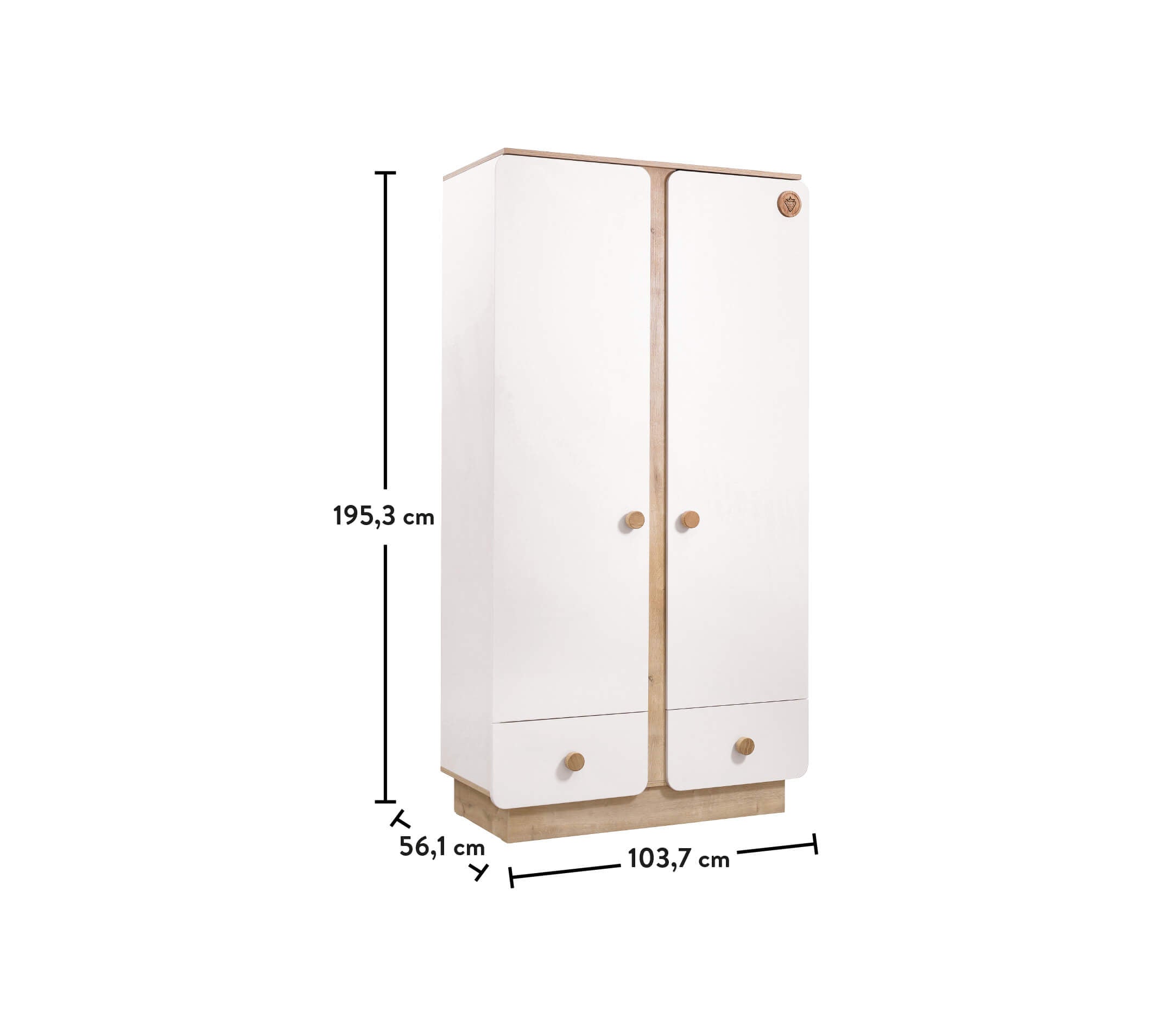 Armoire Natura baby 2 portes