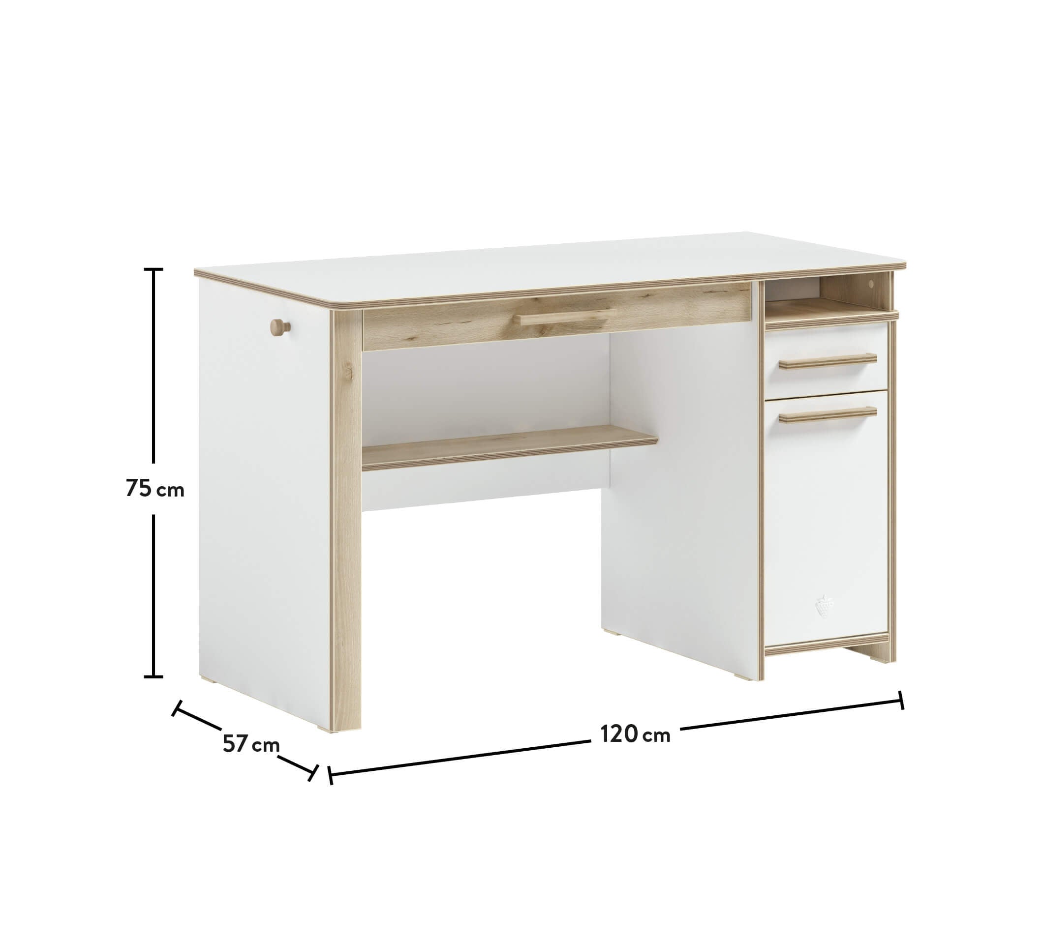 Modera bureau wit tienerkamer