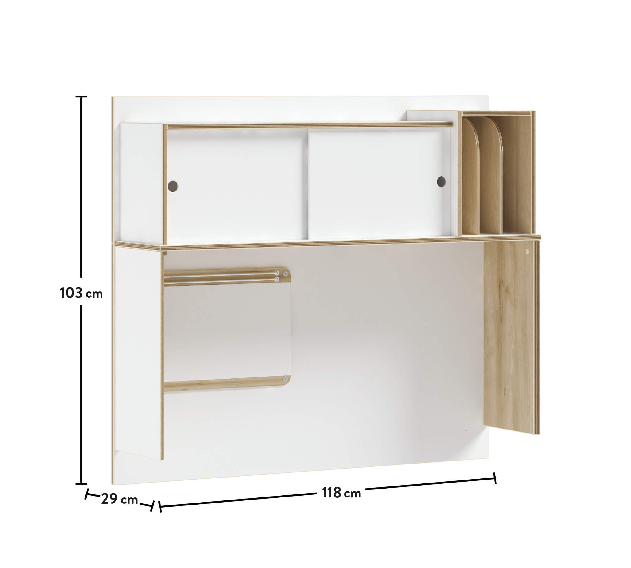 Modera bureau wit compleet tienerkamer