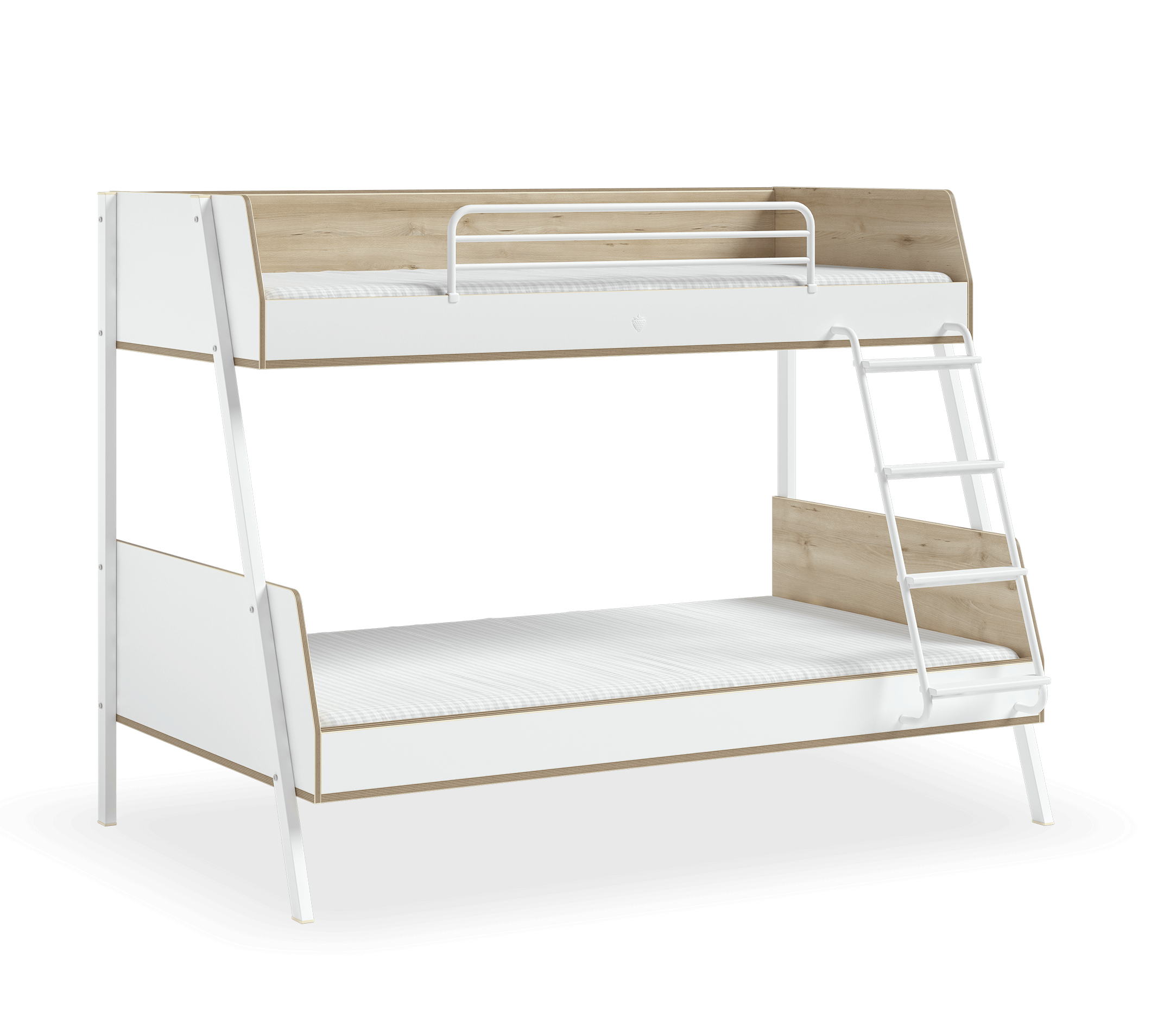 Modera stapelbed wit tienerkamer (90x200-120x200 cm)