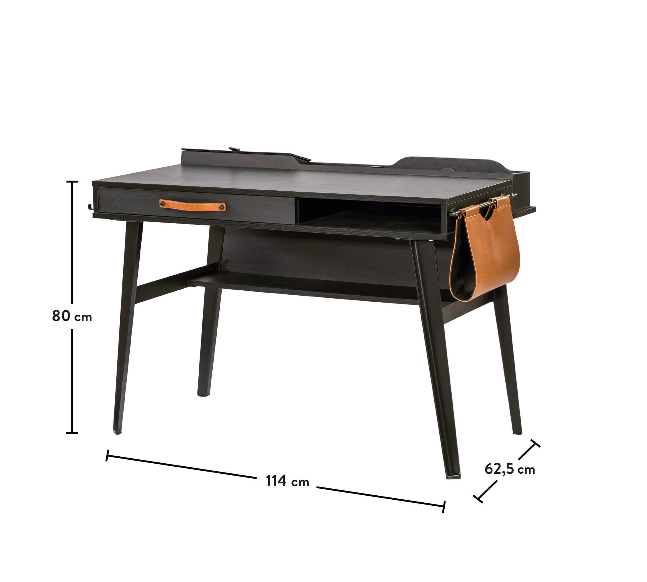 Dark Metal small bureau