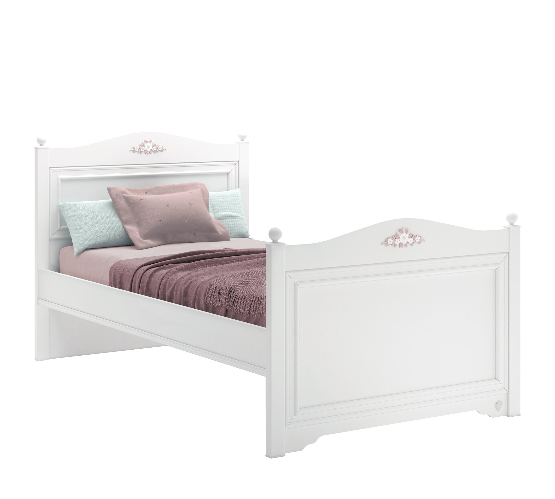 Rustic bed (100x200 cm)
