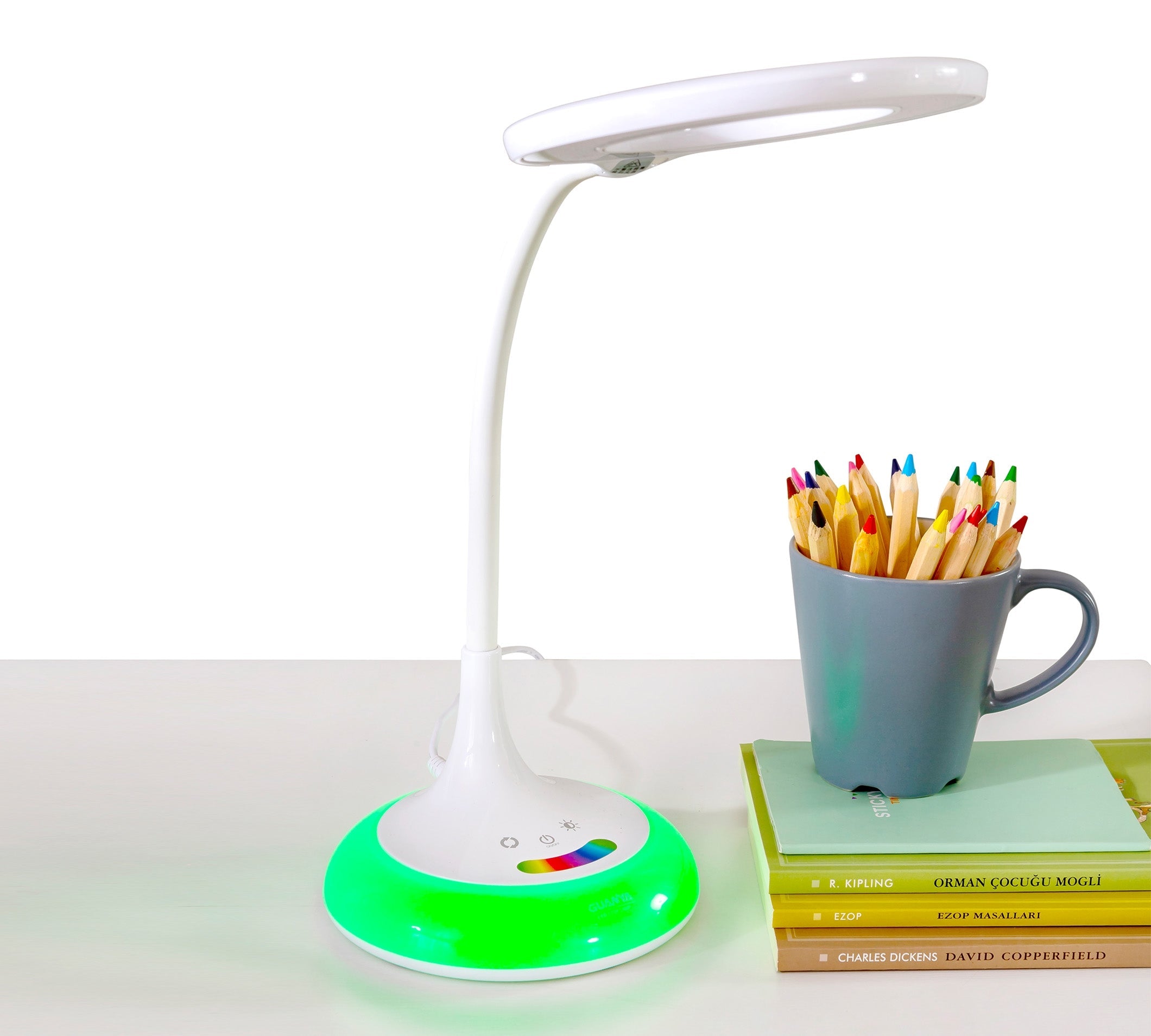 Lampe de table led arc-en-ciel