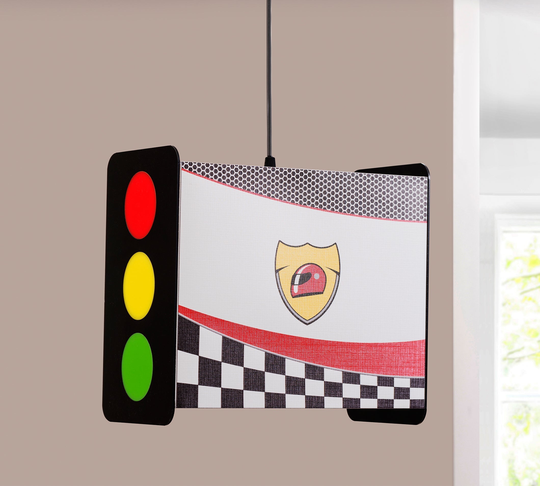 Verkeerslicht hanglamp autokamer