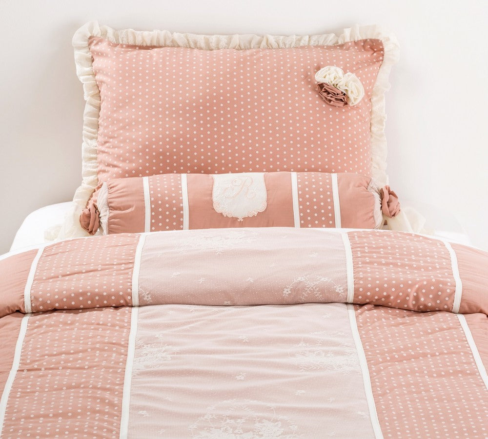 Dream roze besprei + kussenset meisjesbed (120 cm)
